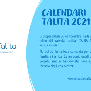 Presentació online Calendari Talita 2021