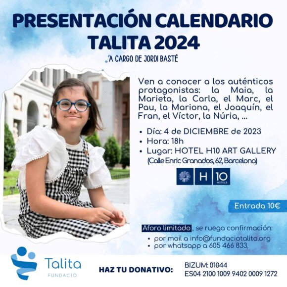 Presentación del calendario TALITA 2024